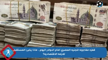 قفزة مفاجئة للجنيه المصري أمام الدولار اليوم.. ماذا يخبئ المستقبل للأزمة الاقتصادية؟